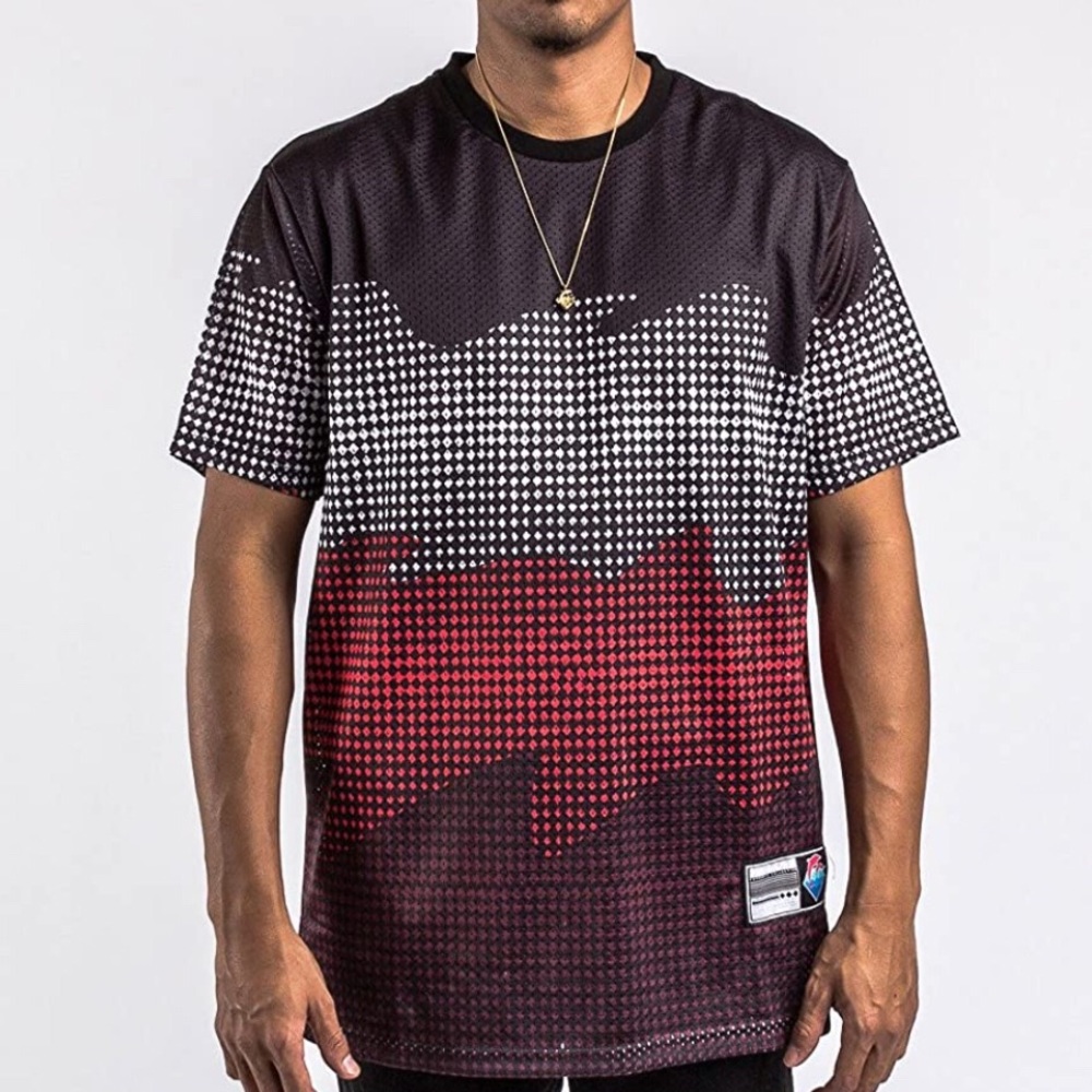 Pink dolphin Waves Half Tone T-Shirt